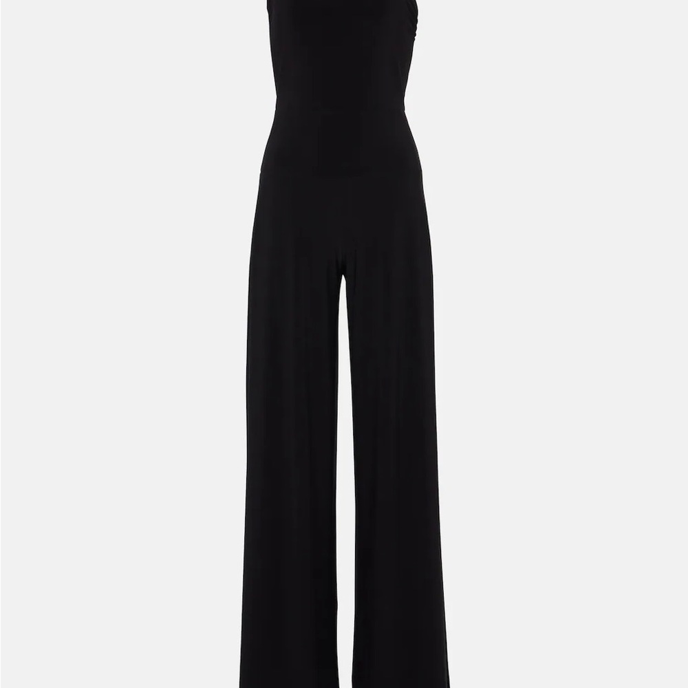 Chic Black strapless Jumpsuit open back